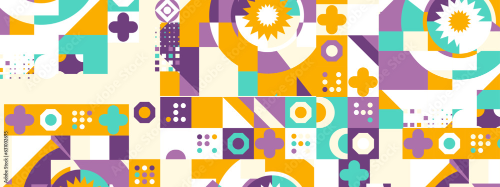 Vector Pattern Abstract Mosaic Geometric Ornament Decorative Seamless Wall Modern Home Background Creative Vector Pattern Abstract Mosaic Geometric Ornament Decorative Seamless Wall Modern Home Background Creative