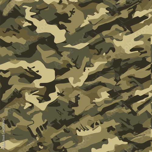military camouflage seamless pattern