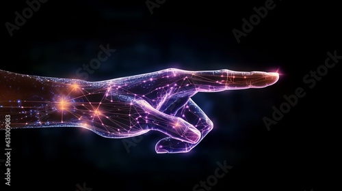 Futuristic Metallic Hand Neon-infused Digitalism and Fluid Figurants in this Captivating Exploration of Liquid Metal, Bold Chromaticity and Gradient Silver Blends