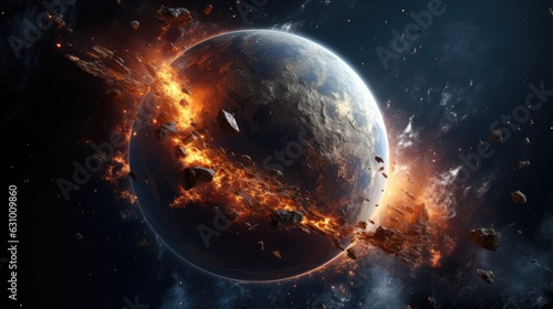 Planetary destruction in outer space