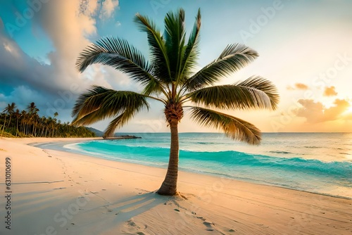 beach with trees