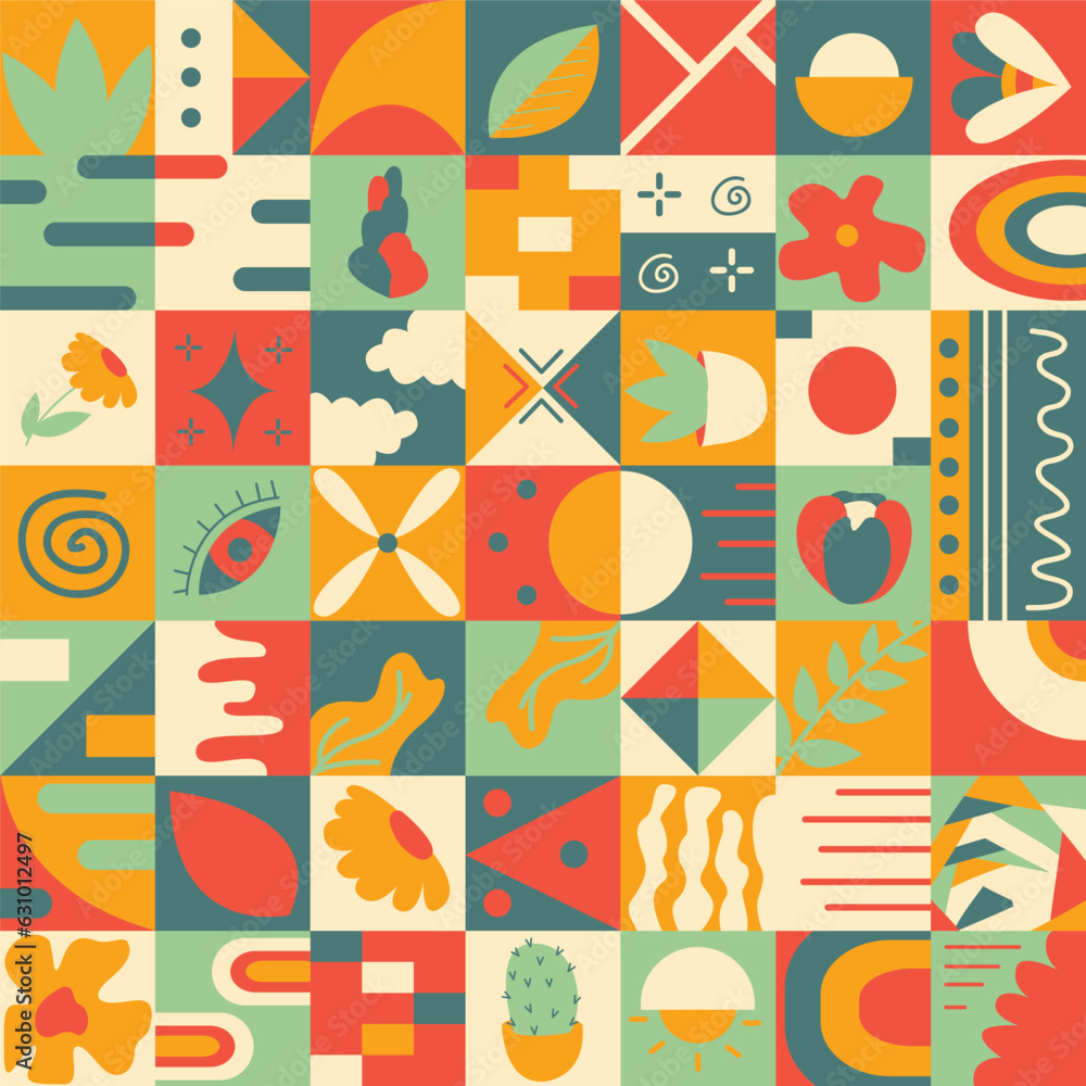 geometric vector illustration design geometric vector illustration design