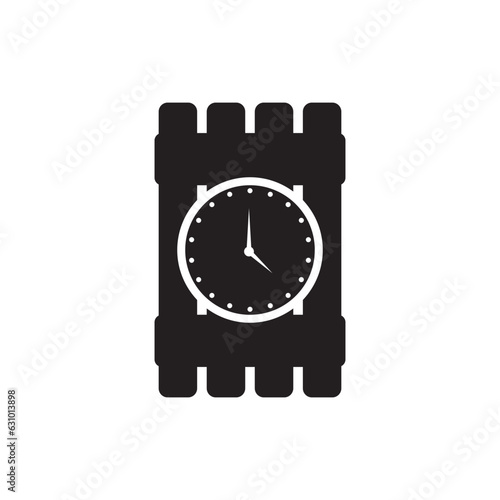 time bomb icon vector