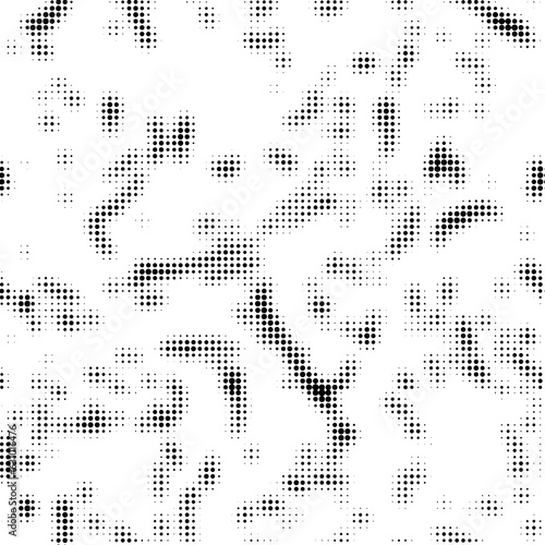 Abstract grunge grid polka ...
