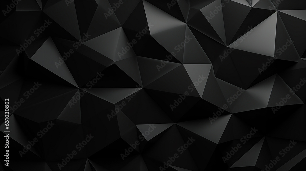 Dark Geometric Abstraction, Polygon Background Dark Geometric Abstraction, Polygon Background
