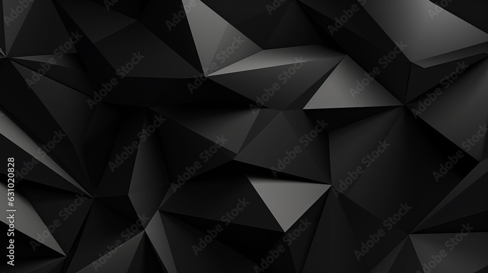 Dark Geometric Abstraction, Polygon Background Dark Geometric Abstraction, Polygon Background