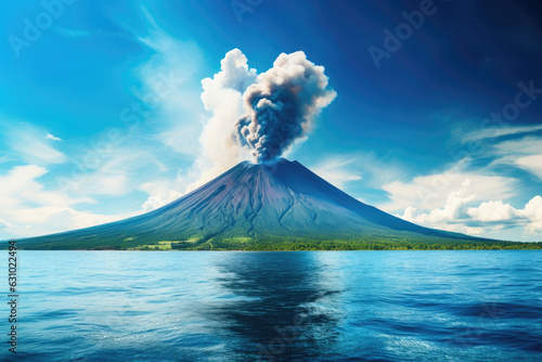 Eruption of Volcanic Krakatoa © Veniamin Kraskov