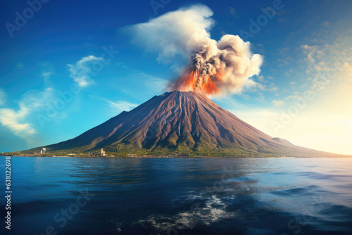 Eruption of Volcanic Krakatoa © Veniamin Kraskov