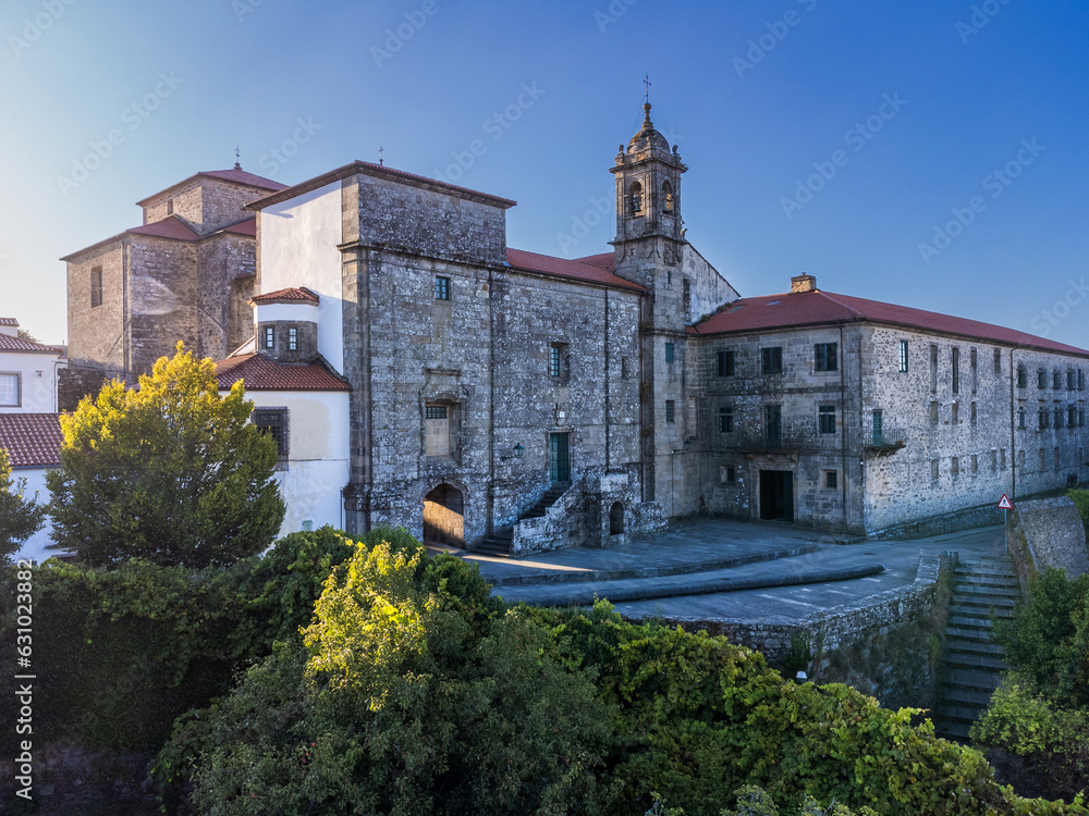 Aerial View of Convento de Belvís - Santiago de Compostela, Spain