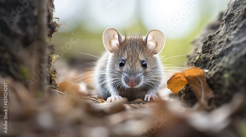 a mouse in the wild