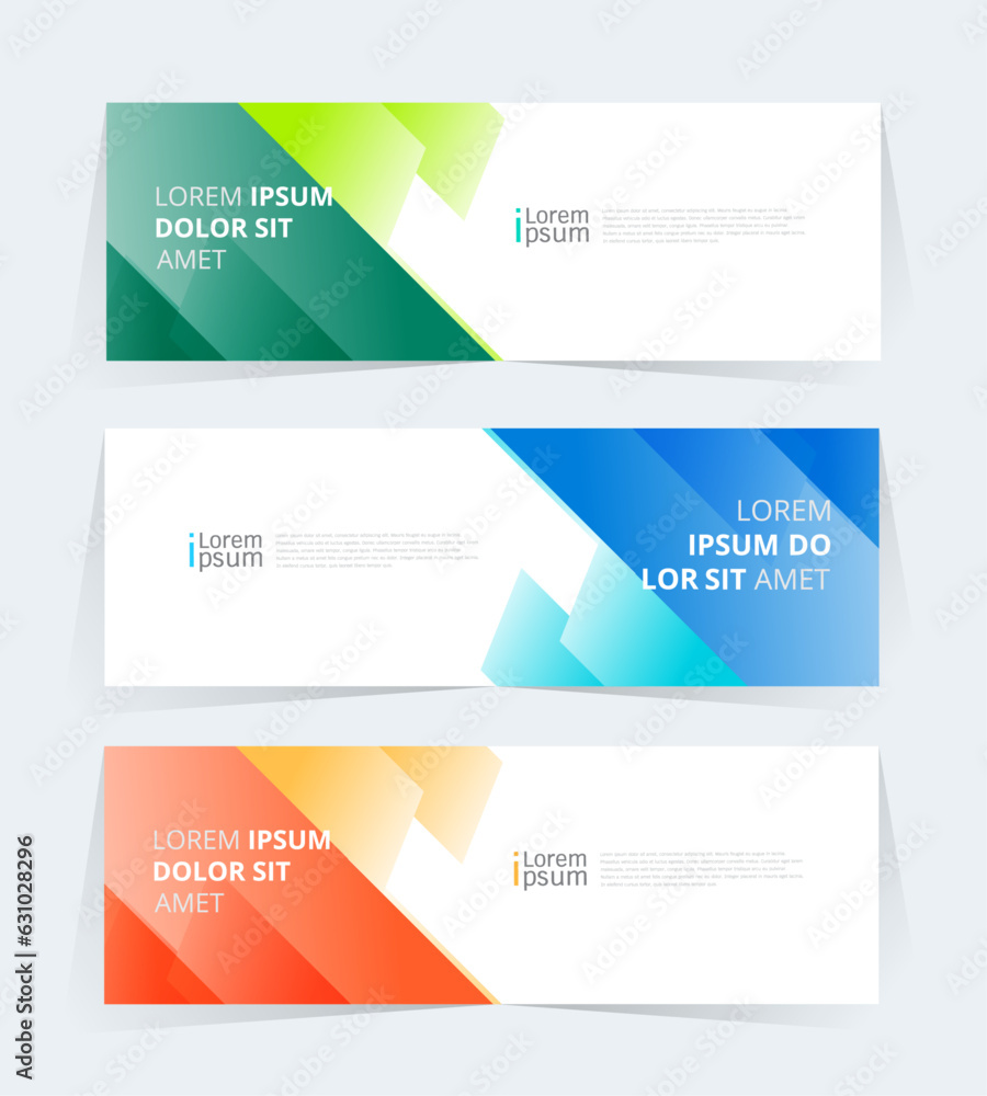 Geometric banner design with Vector presentation template. Geometric banner design with Vector presentation template.