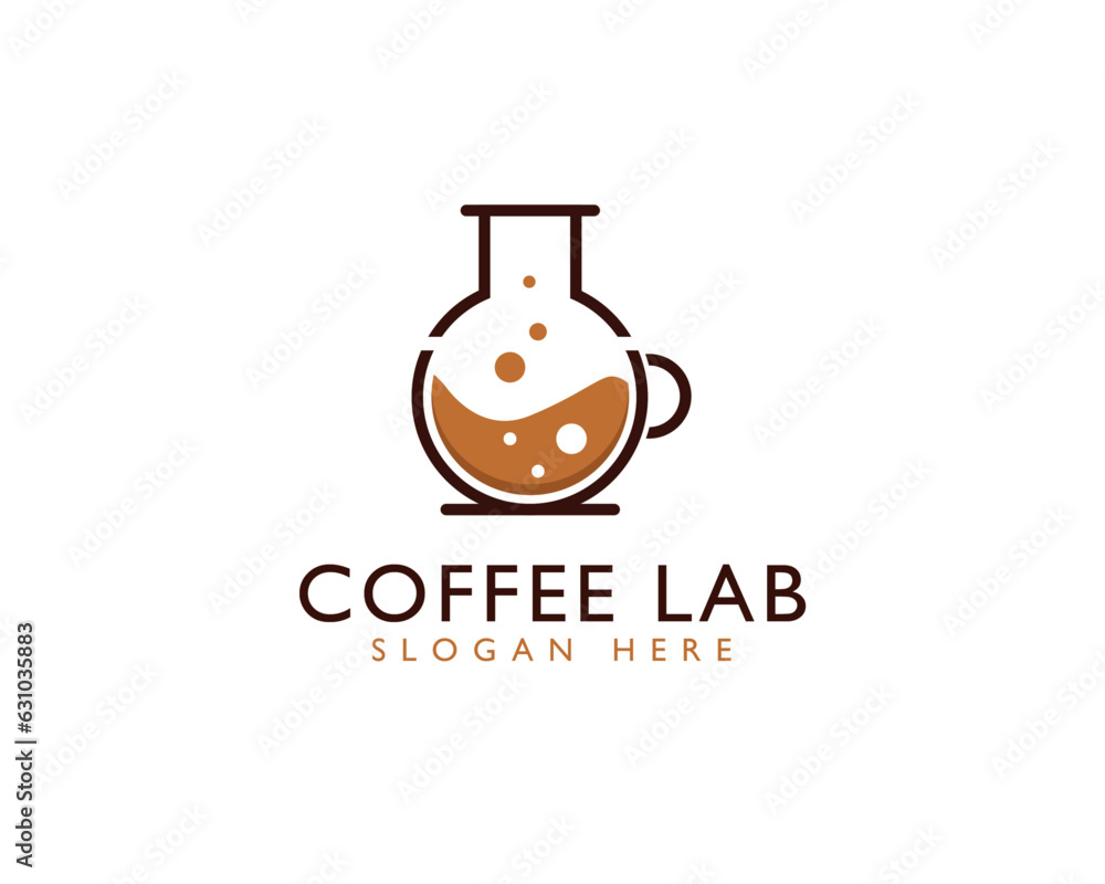 Coffee Lab Modern Logo for Brand Coffee Lab Modern Logo for Brand