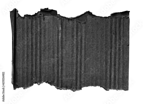 Black cardboard pieces textured background. carton ciece with copy cpace, ripped Kraft paper wallpaper, black wrapping vintage paper isolated top view
