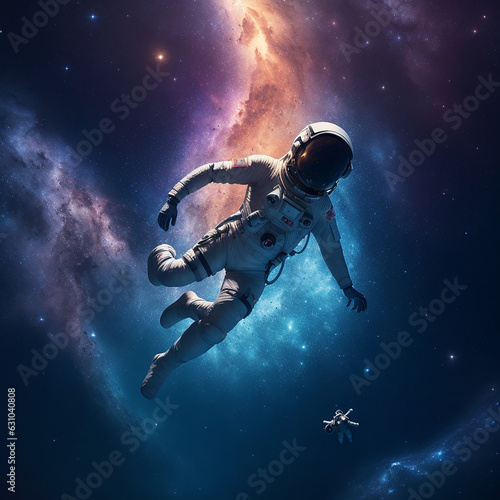 astronaut in space © emdadul