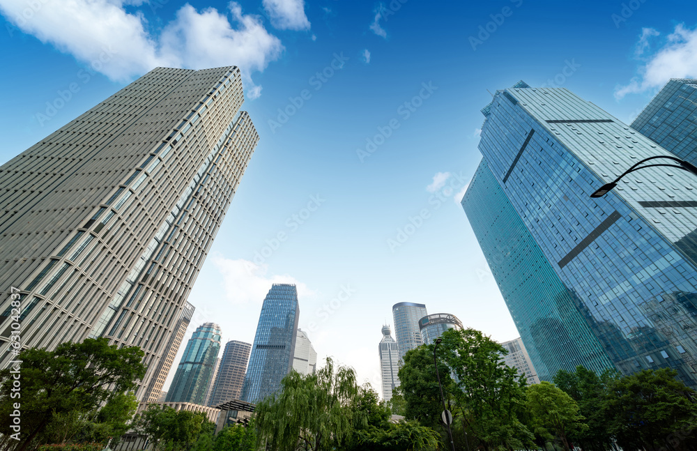 China Chongqing skyscrapers