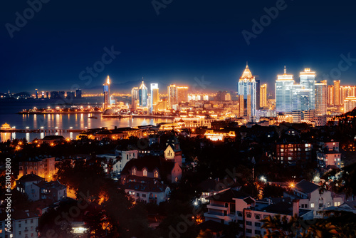 Light of the Qingdao Bay Summit in Qingdao, Shandong Province