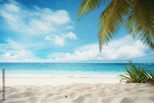 Tropical beach with white sand. © paranoic_fb