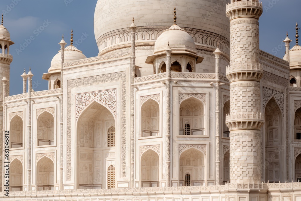 Taj Mahal - A Stunning White Marble Palace in India
