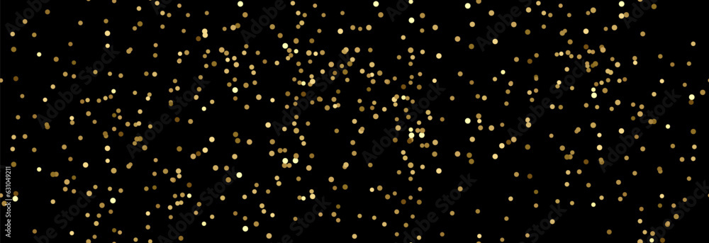 Gold glitter on a black background, seamless pattern. Gold glitter on a black background, seamless pattern.