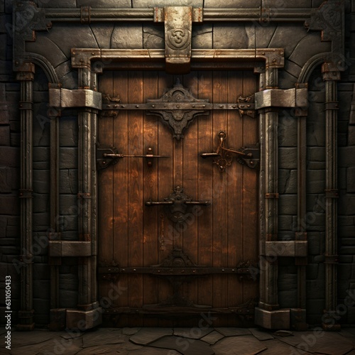 Door in a deep dungeon