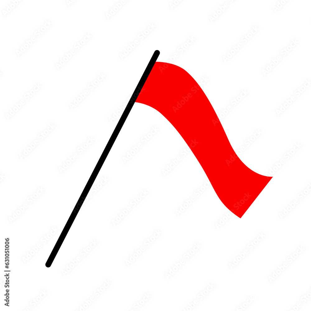 The indonesian flag is red and white The indonesian flag is red and white