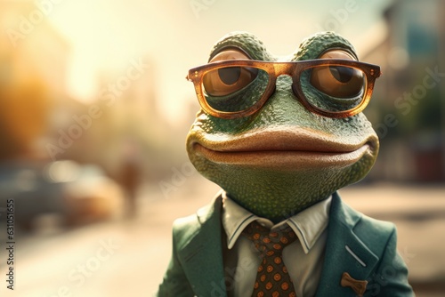 Frog suit. Generate Ai