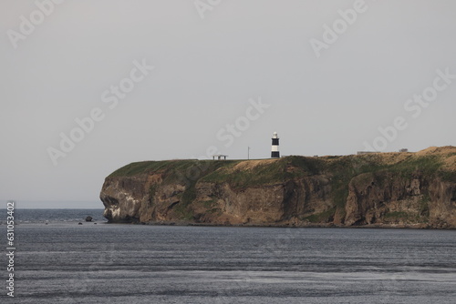 Lighthouse in Cape Notoro, Hokkaido photo