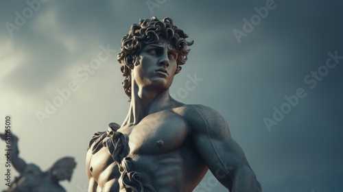 The greek god apollo.generative ai 