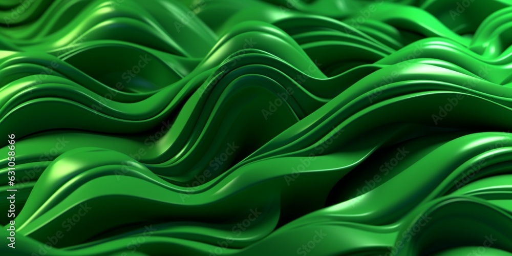 green abstract background. generative ai green abstract background. generative ai