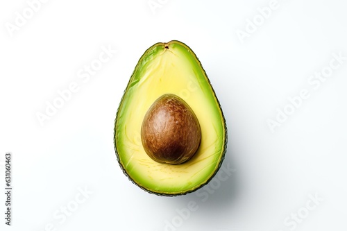 avocado isolated on white background photo