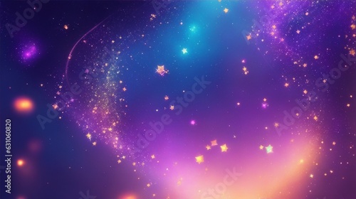 Abstract stardust in galaxy