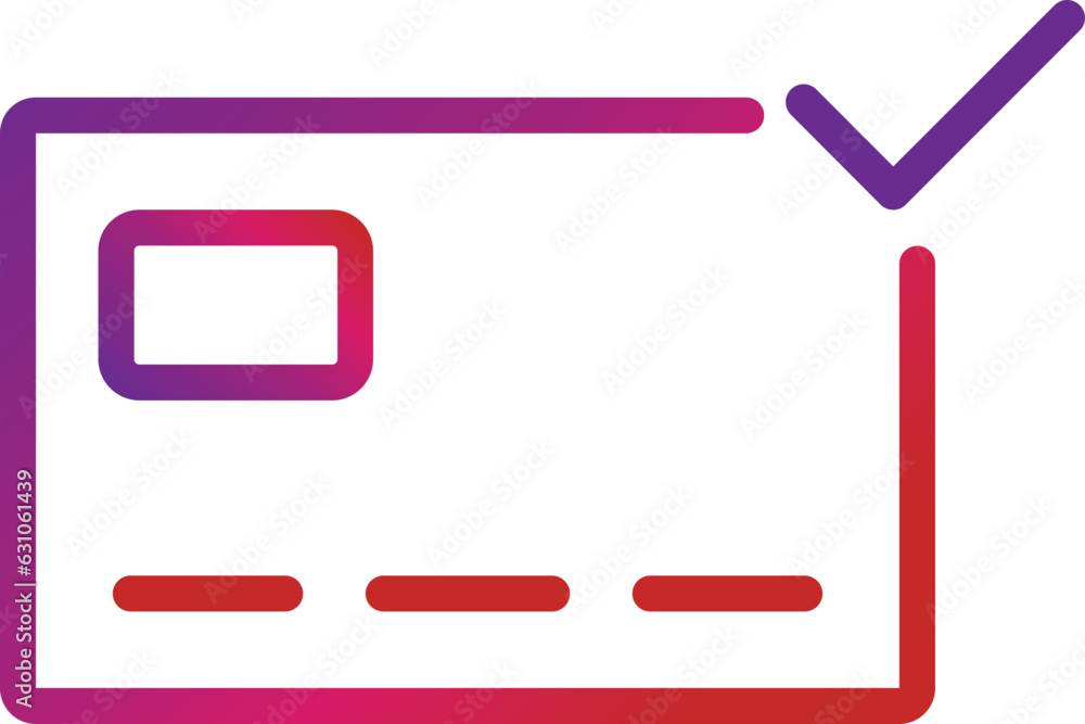 outline gradient payment icon outline gradient payment icon