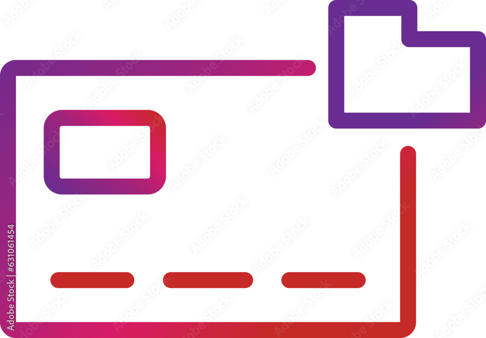 outline gradient payment icon outline gradient payment icon