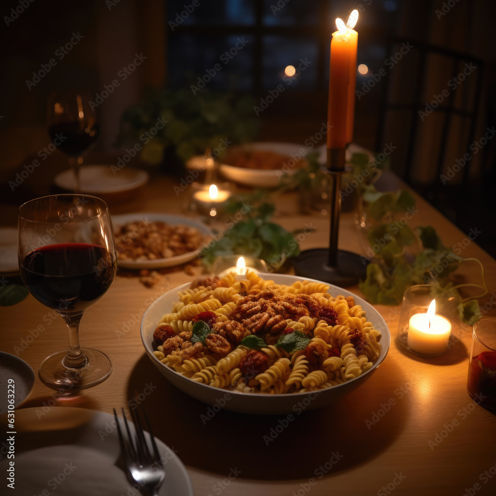 Intimate Pasta Dinner Party with Loved Ones Intimate Pasta Dinner Party with Loved Ones