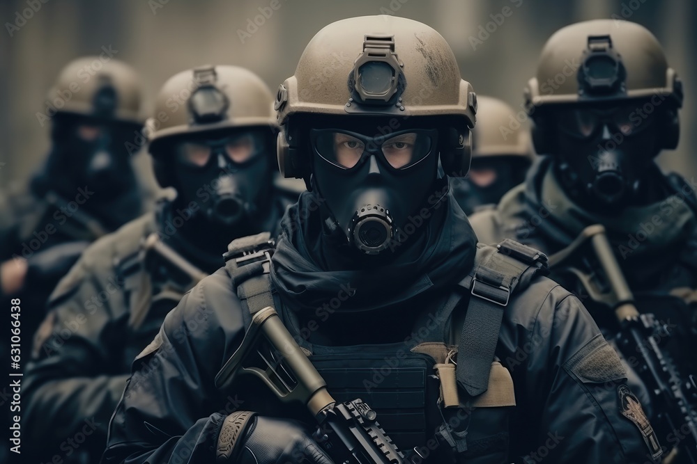 SWAT , Military operation, War Concept.
