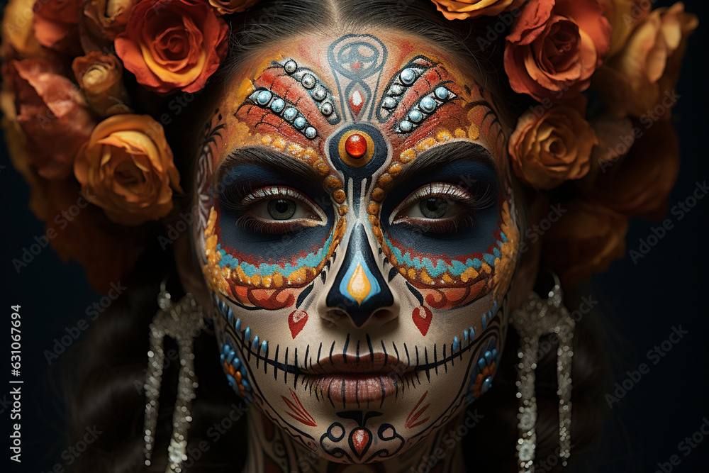 Calavera Makeup Generative AI