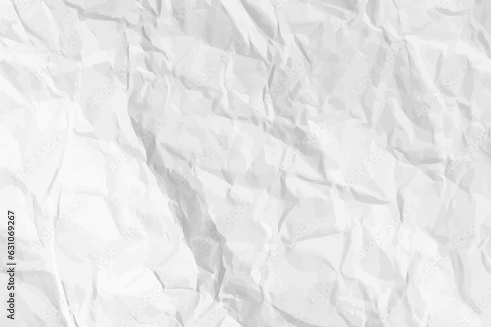 White clean crumpled paper White clean crumpled paper