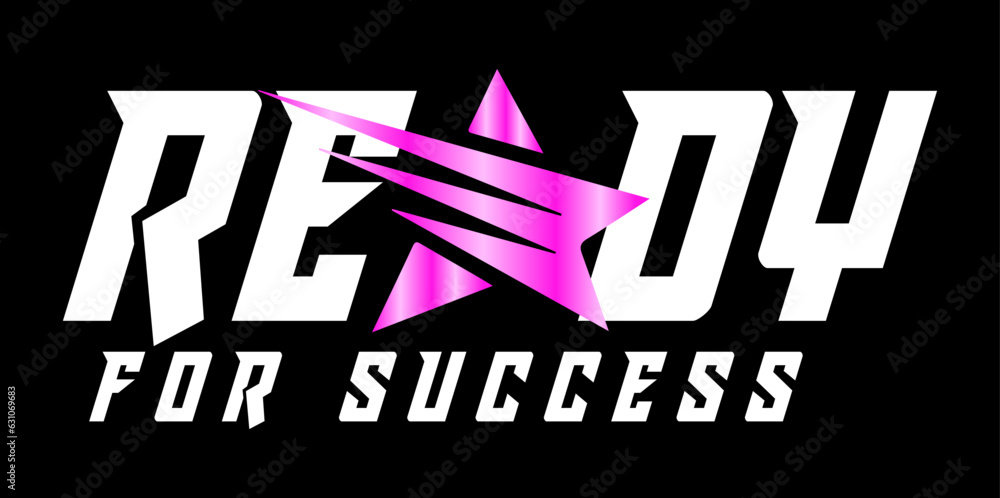 Obraz premium Shiny slogan graphic for t shirt