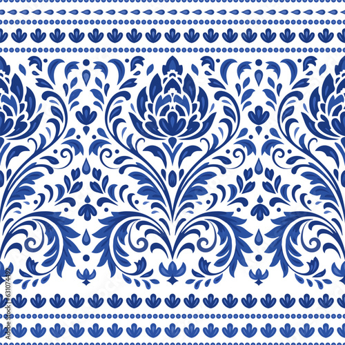 Turkish seamless pattern with luxury floral ornament. Traditional Arabic, Indian motifs. Great for fabric and textile, wallpaper, packaging or any desired idea.