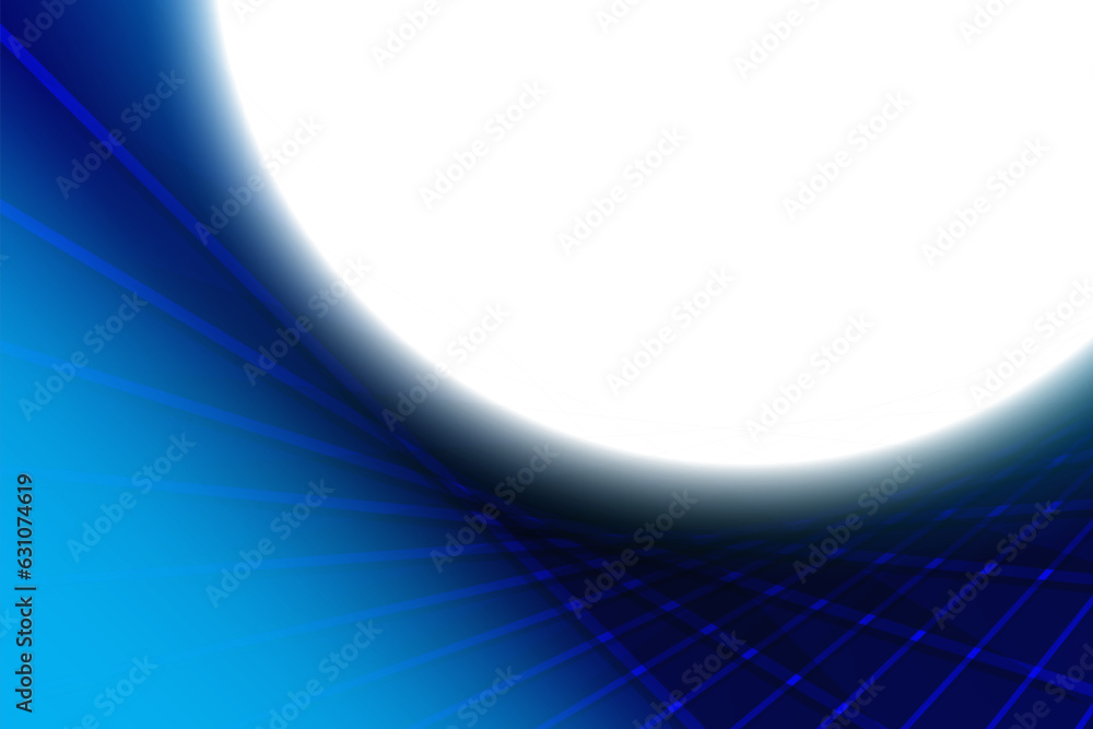Obraz premium Abstract blue and white technology background with geometric line. Vector illustration.