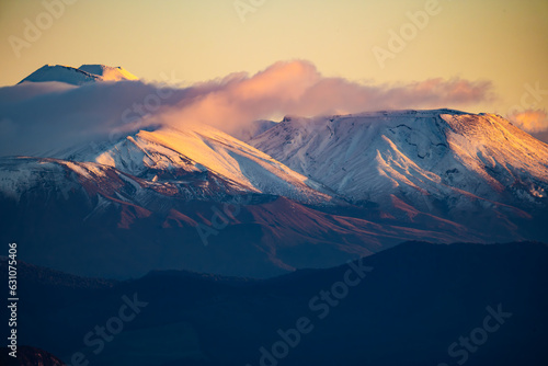 Mount Tongariro and Mount Ngauruhoe, Taupo, New Zealand