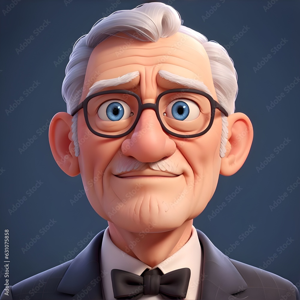 portrait of old man wearing black suit with blue eyes portrait of old man wearing black suit with blue eyes