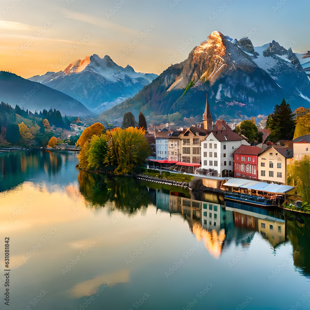 Fototapeta premium lake bled country