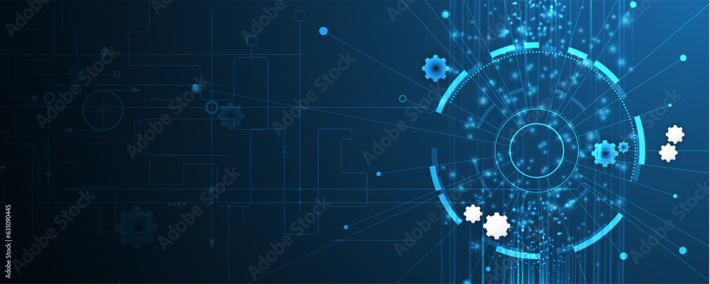 Obraz premium Abstract hexagon background. Technology poligonal design. Digital futuristic minimalism