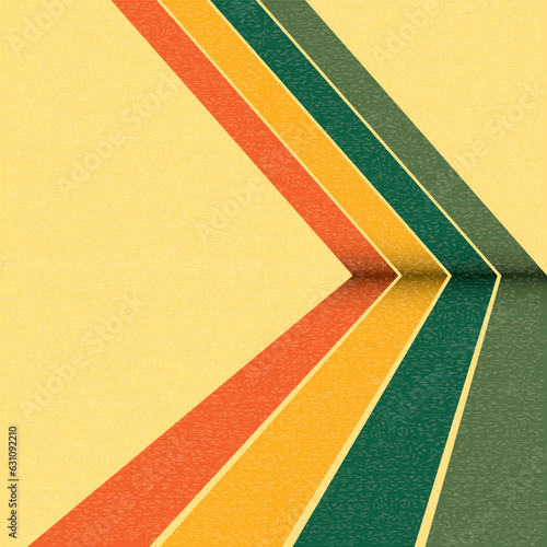 Vivid colors strips with riso print effect vector illustration. Colorful graphic elements retro risograph technique. 