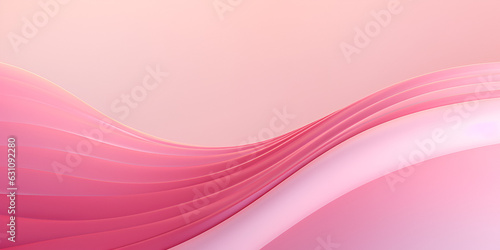 Pink barbiecore digital abstract wave background, ai generated
