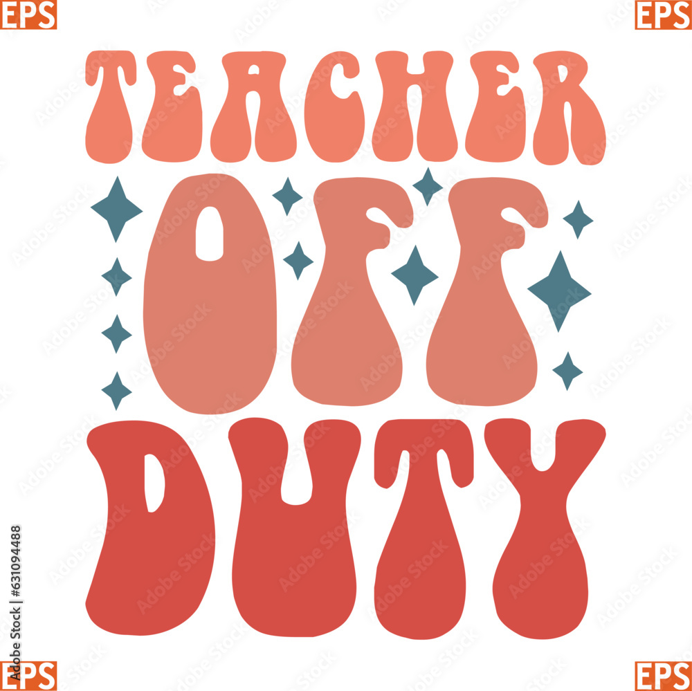 teacher retro svg design and eps file teacher retro svg design and eps file