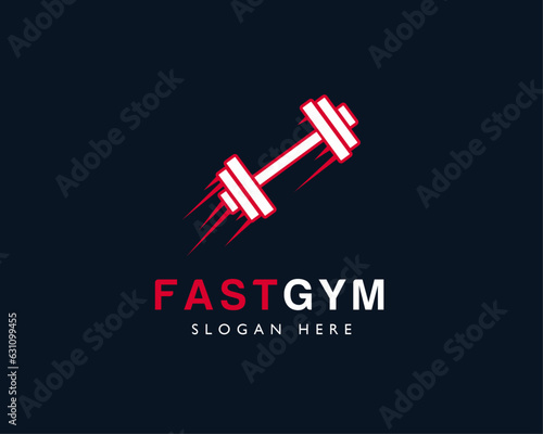 Fast Gym Logo Design for business