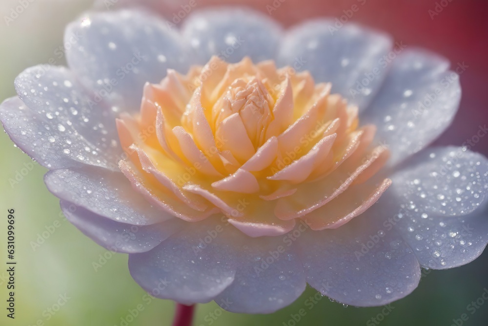 flower with water drops Portrait flower with water drops Portrait