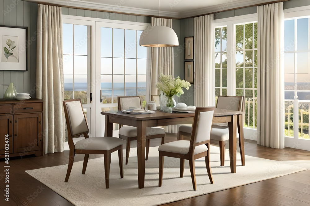 Fototapeta premium modern living room generated ai